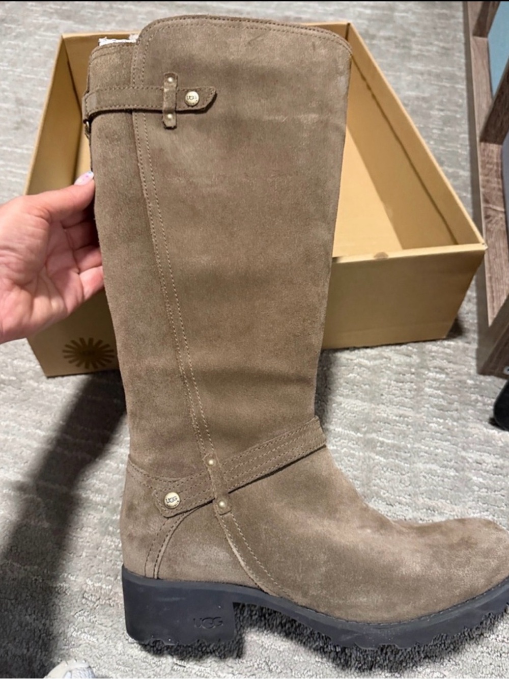 UGG W Jillian Tall Boots - Brta Brown